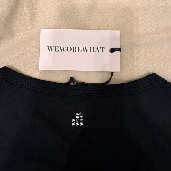 WeWoreWhat Muscle Tank in Black - Picture 5 of 7